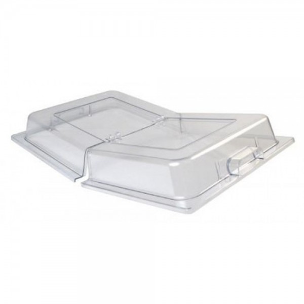 Winco C-DPFH Full-Size Polycarbonate Hinged Display Cover Winco C-DPFH Full-Size Polycarbonate Hinged Display Cover