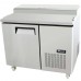 Migali C-PP44-HC 44" Refrigerated Pizza Prep Table with Topping Rail - 6 Pan