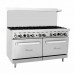 Migali C-RO10-LP 60 Liquid Propane 10 Burner Range with 2 Oven - 285,000 BTU