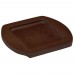 Winco CASM-4S FireIron 10 oz 4-7/8 Square Cast Iron Mini Induction Server With Matte Black Enamel Finish