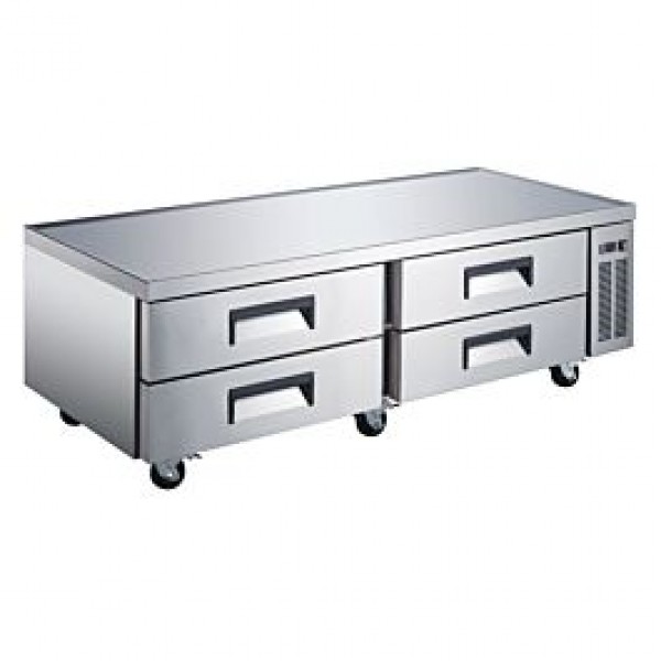 Coldline CB72 72" Four Drawer Refrigerated Chef Base Equipment Stand