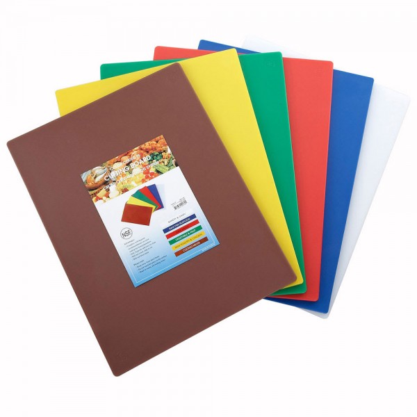 Winco CBST-1824 Plastic Cutting Boards, Set of 6 Colors 18 x 24 x 1/2 Winco CBST-1824 Plastic Cutting Boards, Set of 6 Colors 18 x 24 x 1/2