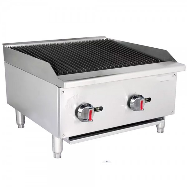 Wowcook CCB-24 24 Gas Countertop Radiant Charbroiler - 60,000 BTU Wowcook CCB-24 24 Gas Countertop Radiant Charbroiler - 60,000 BTU