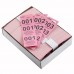 Winco CCK-5PK Pink 3 Part Paper Coat Room Check - 500/Box Winco CCK-5PK Pink 3 Part Paper Coat Room Check - 500/Box