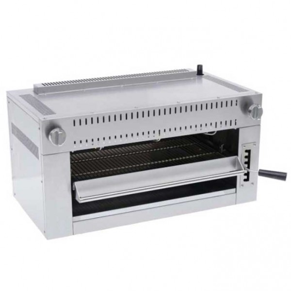 Wowcook CCM-36-WM 36 Dual Control Infra-Red Salamander Gas Broiler with Wall Mounting Kit Wowcook CCM-36-WM 36 Dual Control Infra-Red Salamander Gas Broiler with Wall Mounting Kit