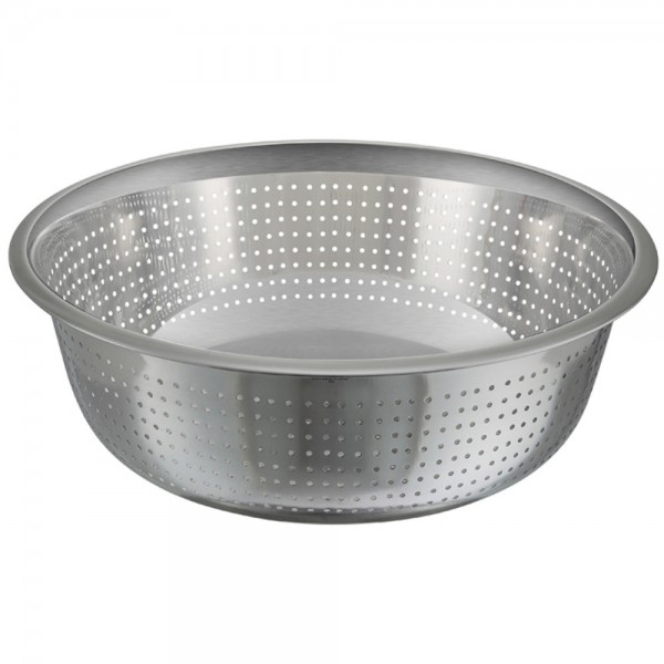 Winco CCOD-13S Stainless Steel Chinese Colander with 2.5 MM Holes Winco CCOD-13S Stainless Steel Chinese Colander with 2.5 MM Holes