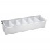 Winco CDP-6 Stainless Steel 6 Compartment Condiment Dispenser