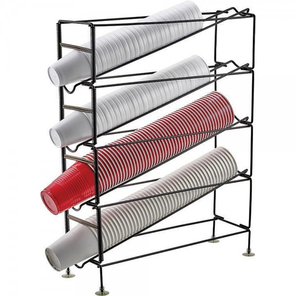 Winco CDR-4 4-Tier Cup Dispensing Rack Winco CDR-4 4-Tier Cup Dispensing Rack