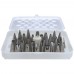 Winco CDT-26 26 Piece Stainless Steel Cake Decorating Tube Set with Coupler Winco CDT-26 26 Piece Stainless Steel Cake Decorating Tube Set with Coupler