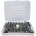 Winco CDT-52 52 Piece Stainless Steel Cake Decorating Tube Set with Coupler Winco CDT-52 52 Piece Stainless Steel Cake Decorating Tube Set with Coupler