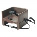 Winco CHB-1P Brown Plastic Single Height Booster Seat with Safety Strap Winco CHB-1P Brown Plastic Single Height Booster Seat with Safety Strap