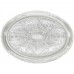 Winco CMT-1318 Oval Chrome-Plated Serving Tray, 18-3/4 x 13