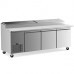 Wowcooler WPT-92 92" Refrigerated Pizza Prep Table - 12 Pans