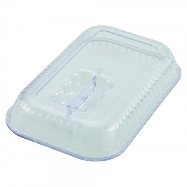 Winco CRK-10C 5 lb. Clear Tulip Deli Crock Winco CRK-10C 5 lb. Clear Tulip Deli Crock