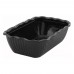 Winco CRK-10K 5 lb. Black Tulip Deli Crock Winco CRK-10K 5 lb. Black Tulip Deli Crock