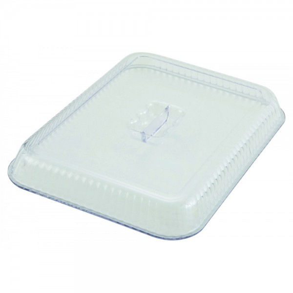 Winco CRK-13C 10 lb. Clear Tulip Deli Crock Winco CRK-13C 10 lb. Clear Tulip Deli Crock