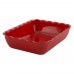 Winco CRK-13R 10 lb. Red Tulip Deli Crock Winco CRK-13R 10 lb. Red Tulip Deli Crock