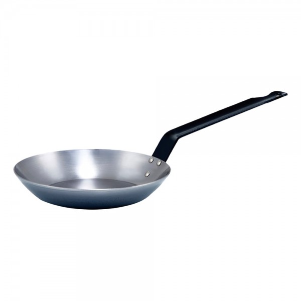 Winco CSFP-12 11-1/8 Polished Carbon Steel French Style Fry Pan Winco CSFP-12 11-1/8 Polished Carbon Steel French Style Fry Pan