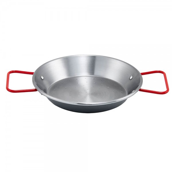 Winco CSPP-23 23.63 Polished Carbon Steel Paella Pan Winco CSPP-23 23.63 Polished Carbon Steel Paella Pan