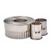 Winco CST-12 11-Piece Round Fluted Heavy Stainless Steel Cookie Cutter Set Winco CST-12 11-Piece Round Fluted Heavy Stainless Steel Cookie Cutter Set