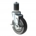 Winco CT-1B 5 Worktable Stem Caster Set with Brake