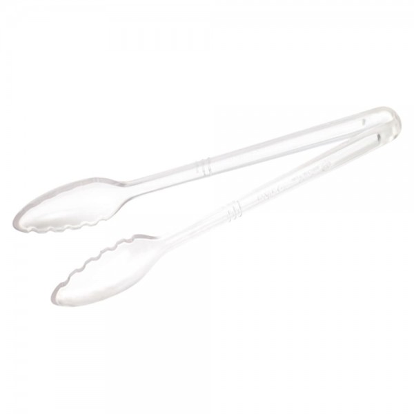 Winco CVST-12C 12 Clear Polycarbonate Serving Tongs Winco CVST-12C 12 Clear Polycarbonate Serving Tongs