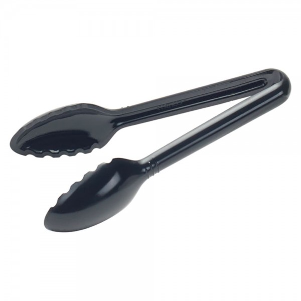 Winco CVST-6K 6 Black Polycarbonate Serving Tongs Winco CVST-6K 6 Black Polycarbonate Serving Tongs