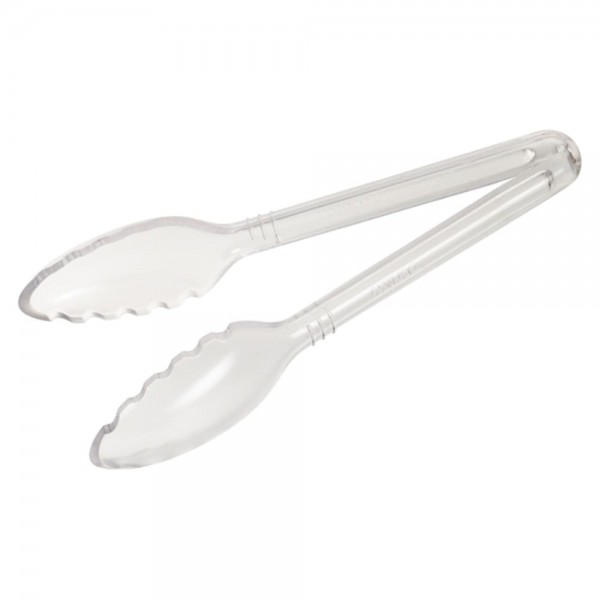 Winco CVST-9C 9 Clear Polycarbonate Serving Tongs Winco CVST-9C 9 Clear Polycarbonate Serving Tongs