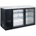 Dukers DBB48-H2 48" Two Swing Glass Door Bar and Beverage Cooler - 11.2 Cu. Ft.