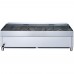 Dukers DCCB48 48" Four Burner Gas Countertop Radiant Charbroiler - 140,000 BTU