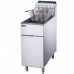 Dukers DCF4-LPG 50 lb. Liquid Propane Gas Floor Fryer with 4 Tube Burner - 120,000 BTU