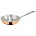 Winco DCFP-4C 4 Stainless Steel Mini Fry Pan with Copper Plated Exterior - 5 oz. Winco DCFP-4C 4 Stainless Steel Mini Fry Pan with Copper Plated Exterior - 5 oz.