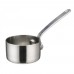 Winco DCWA-101S Stainless Steel 2 Diameter Mini Sauce Pan Serving Dish with Handle Winco DCWA-101S Stainless Steel 2 Diameter Mini Sauce Pan Serving Dish with Handle