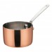 Winco DCWA-202C Copper Plated Stainless Steel 2-3/4 Diameter Mini Sauce Pan Serving Dish with Handle Winco DCWA-202C Copper Plated Stainless Steel 2-3/4 Diameter Mini Sauce Pan Serving Dish with Handle