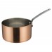 Winco DCWA-205C Copper Plated Stainless Steel 4-3/8 Diameter Mini Sauce Pan Serving Dish with Handle Winco DCWA-205C Copper Plated Stainless Steel 4-3/8 Diameter Mini Sauce Pan Serving Dish with Handle
