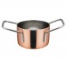 Winco DCWE-201C Copper Plated Steel 2-3/4 x 1-3/4 Mini Casserole Serving Dish with 2 Handles Winco DCWE-201C Copper Plated Steel 2-3/4 x 1-3/4 Mini Casserole Serving Dish with 2 Handles