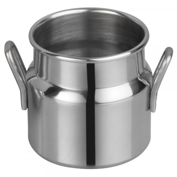 Winco DDSD-101S 2 x 2 Stainless Steel Mini Milk Can Creamer Winco DDSD-101S 2 x 2 Stainless Steel Mini Milk Can Creamer