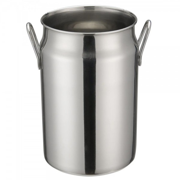 Winco DDSD-104S 3-1/8 x 5 Stainless Steel Mini Milk Can Creamer Winco DDSD-104S 3-1/8 x 5 Stainless Steel Mini Milk Can Creamer