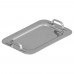 Winco DDSH-101S Mini Stainless Steel Serving Platter with Handle, 6-5/8 x 4-1/4