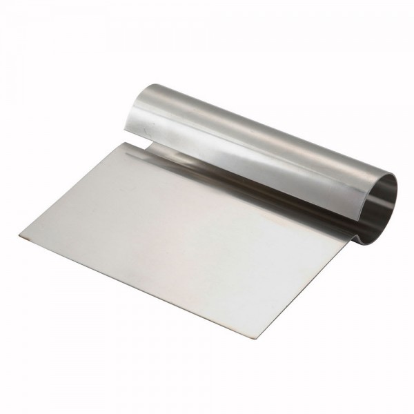 Winco DSC-1 5 1/4 x 4 1/4 Stainless Steel Dough Scraper Winco DSC-1 5 1/4 x 4 1/4 Stainless Steel Dough Scraper