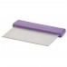 Winco DSC-2P 6 x 3 Allergen Free Purple Dough Scraper Winco DSC-2P 6 x 3 Allergen Free Purple Dough Scraper