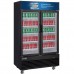 Dukers DSM-33R 39" Two Glass Swing Door Merchandiser Refrigerator - 33.55 Cu. Ft.