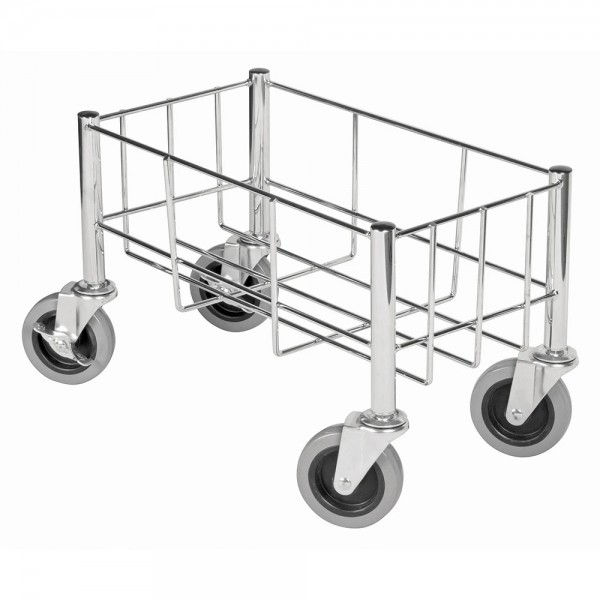 Winco DWR-1708 Rectangular Wire Trash Can Cart for 23 Gallon Containers - 400 lb Capacity Winco DWR-1708 Rectangular Wire Trash Can Cart for 23 Gallon Containers - 400 lb Capacity