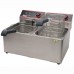 Winco EFS-32 Electric 32 lb. Twin Well Deep Fryer Winco EFS-32 Electric 32 lb. Twin Well Deep Fryer