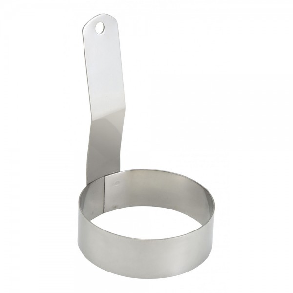 Winco EGR-3 3 Stainless Steel Egg Ring with Handle Winco EGR-3 3 Stainless Steel Egg Ring with Handle