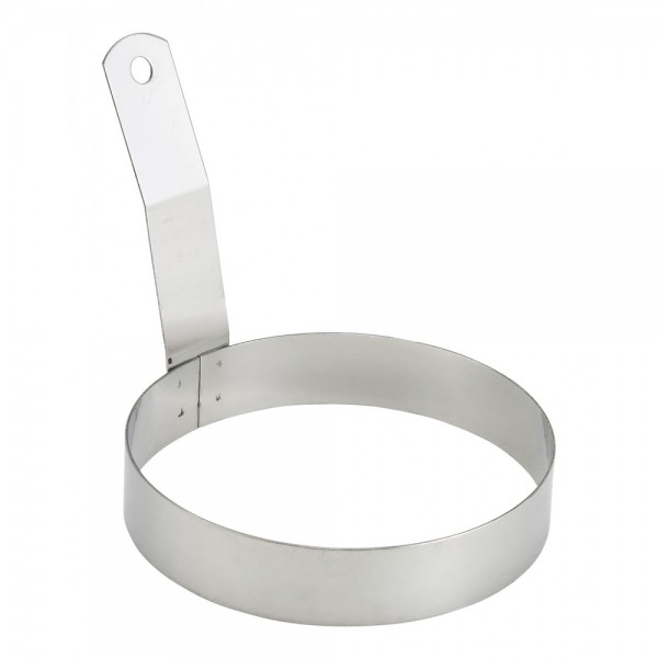 Winco EGR-5 5 Stainless Steel Egg Ring with Handle Winco EGR-5 5 Stainless Steel Egg Ring with Handle