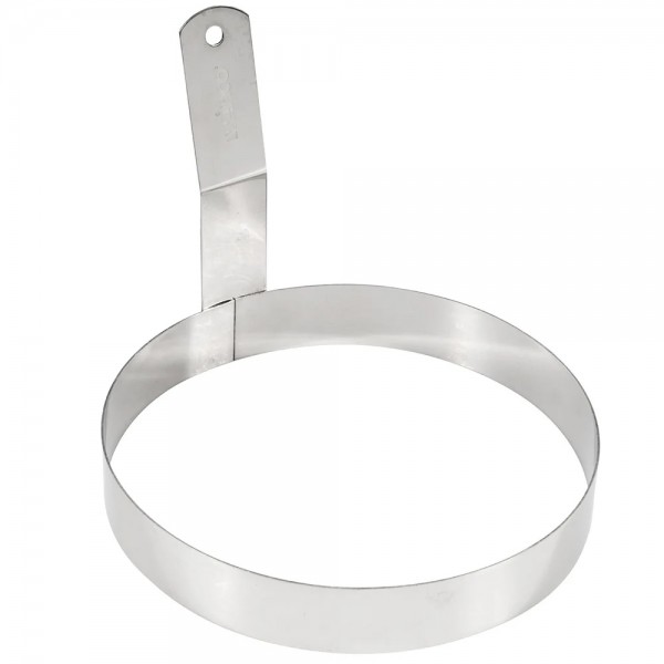 Winco EGR-6 6 Stainless Steel Egg Ring with Handle Winco EGR-6 6 Stainless Steel Egg Ring with Handle