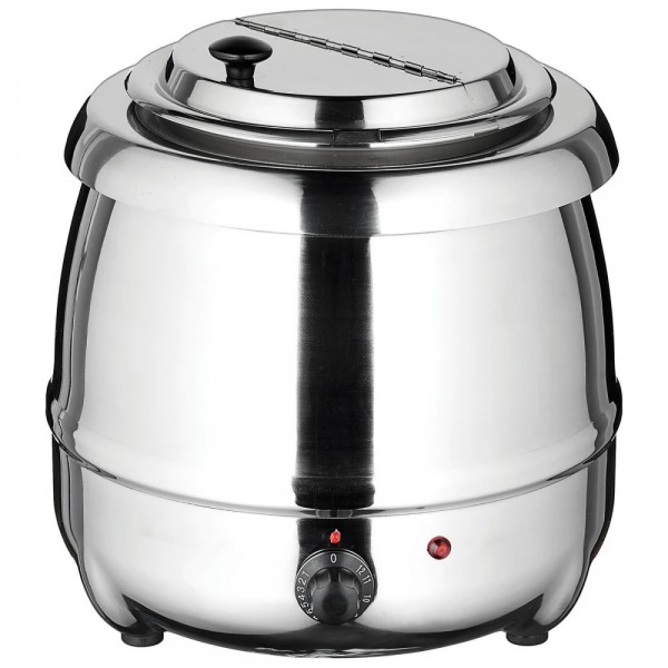 Winco ESW-70 10 Qt. Stainless Steel Soup Warmer Set - 120V Winco ESW-70 10 Qt. Stainless Steel Soup Warmer Set - 120V