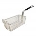 Winco FB-05 Fry Basket with Black Handle 11 x 5-3/8 x 4-1/8
