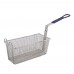 Winco FB-20 Heavy Duty Fry Basket with Blue Handle